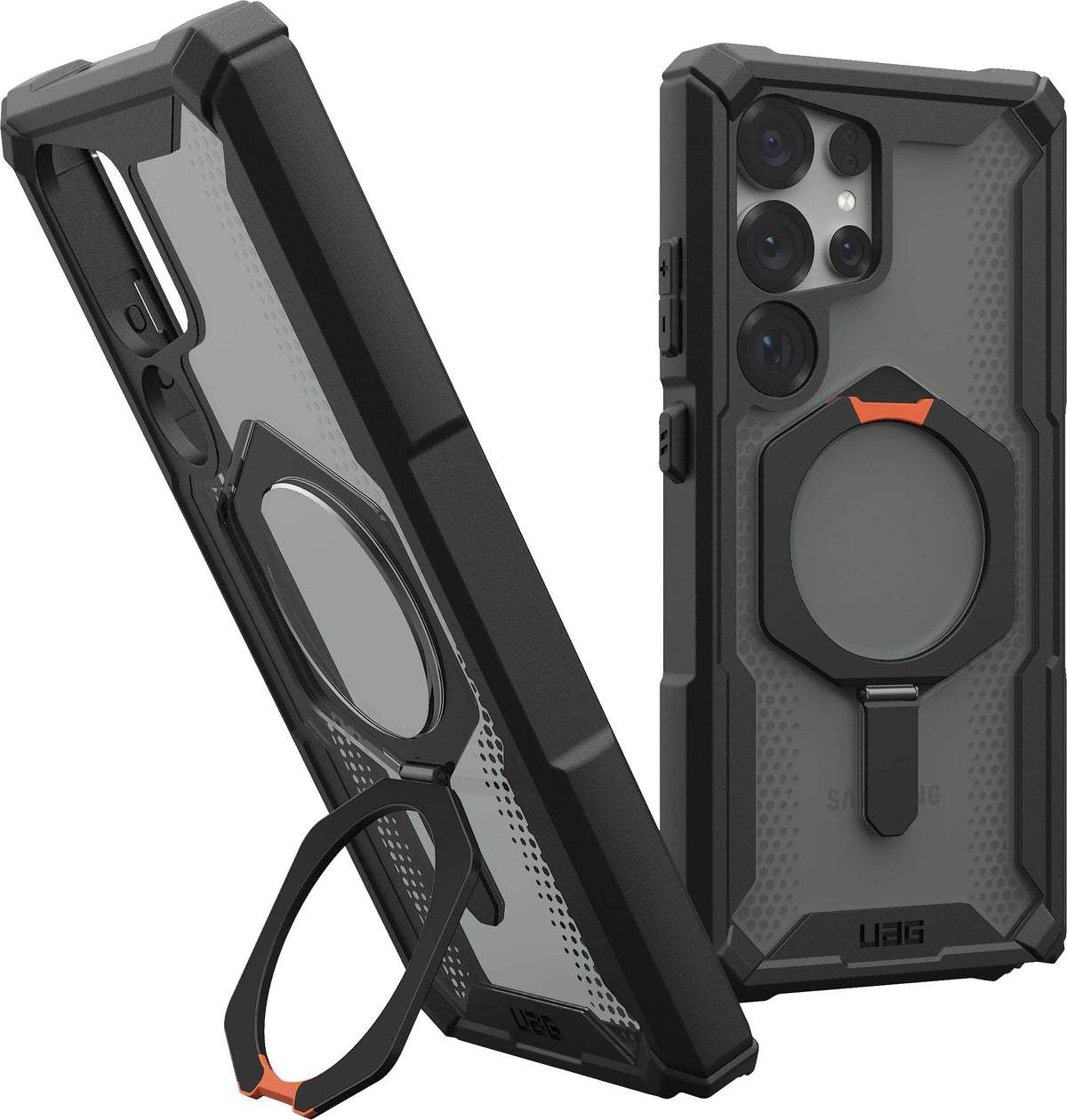 UAG - Plasma XTE w/Magnet for Galaxy S25 Ultra - Black/Orange