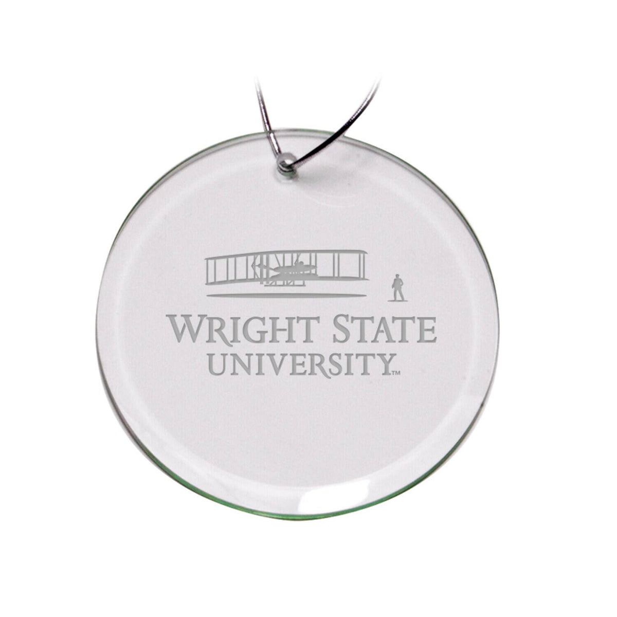 Jardine - Wright State Raiders 3'' Glass Round Ornament - Multicolor