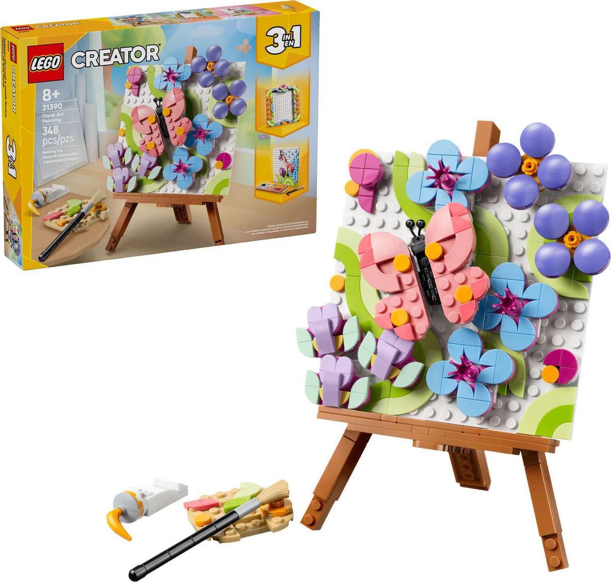 LEGO - Creator 3 in 1 Floral Art Decor Painting 31390