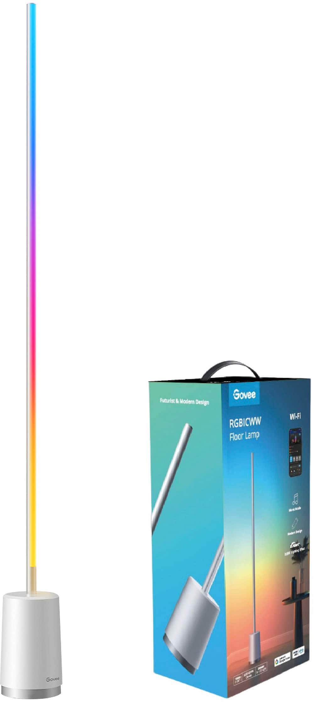 Govee - RGBIC Floor Lamp - Multi