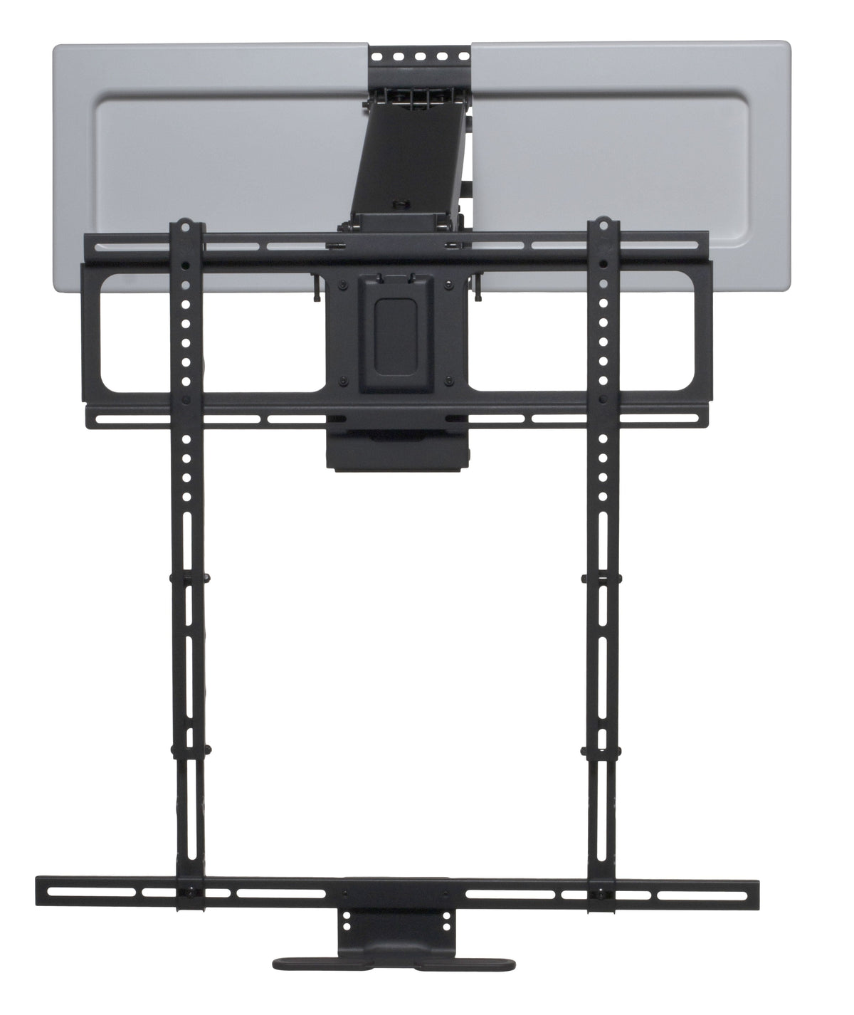 MantelMount - MM540 Above Fireplace Pull Down TV Mount for 44"–80" TVs to 90 lbs, Patented Heat Sensor Handles & Auto-Straightening - Black