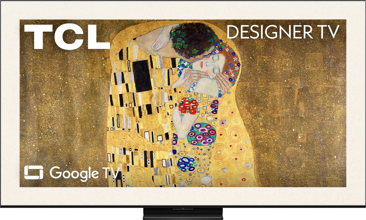 TCL - 55" Class A400U Designer Series 4K UHD HDR QD-Mini LED Smart TV with Google TV, Art Library, and Flush Wall Mount (2026)