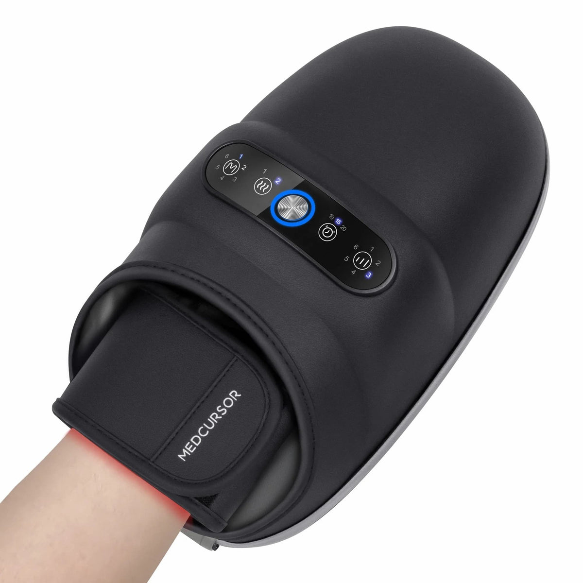 Medcursor - Hand Massager with Heat and Compression - Black