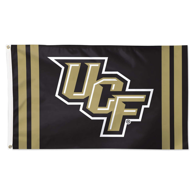 Front. WinCraft - UCF Knights 3' x 5' Vertical Stripe Deluxe Single-Sided Flag - Multicolor.