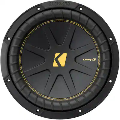 KICKER - CompC 10" Single-Voice-Coil 4-Ohm Subwoofer