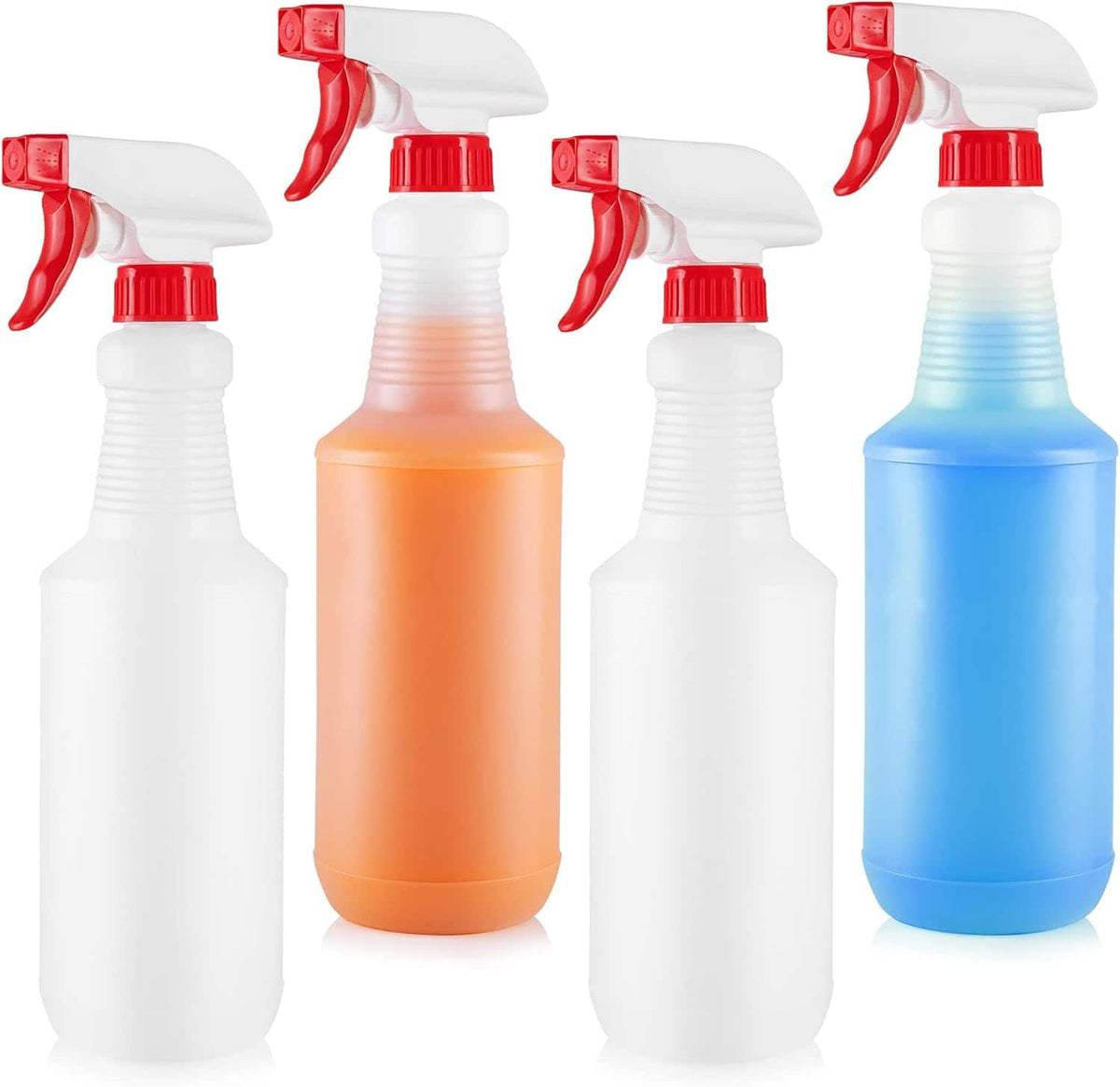 Zulay Kitchen - Zulay Home 16 oz Spray Bottle 4 Pack - Heavy Duty Cleaning Spray Bottles For Cleaning Solutions
