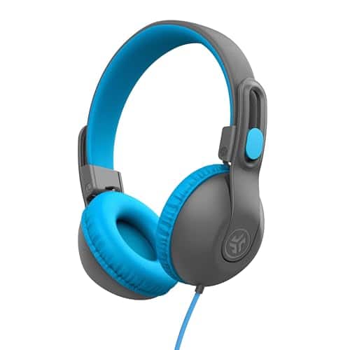 JLab - JBUDDIES STUDIO 2 WIRED KIDS HEADPHONES - GREY/BLUE - HKSTU2RGRYBLU122