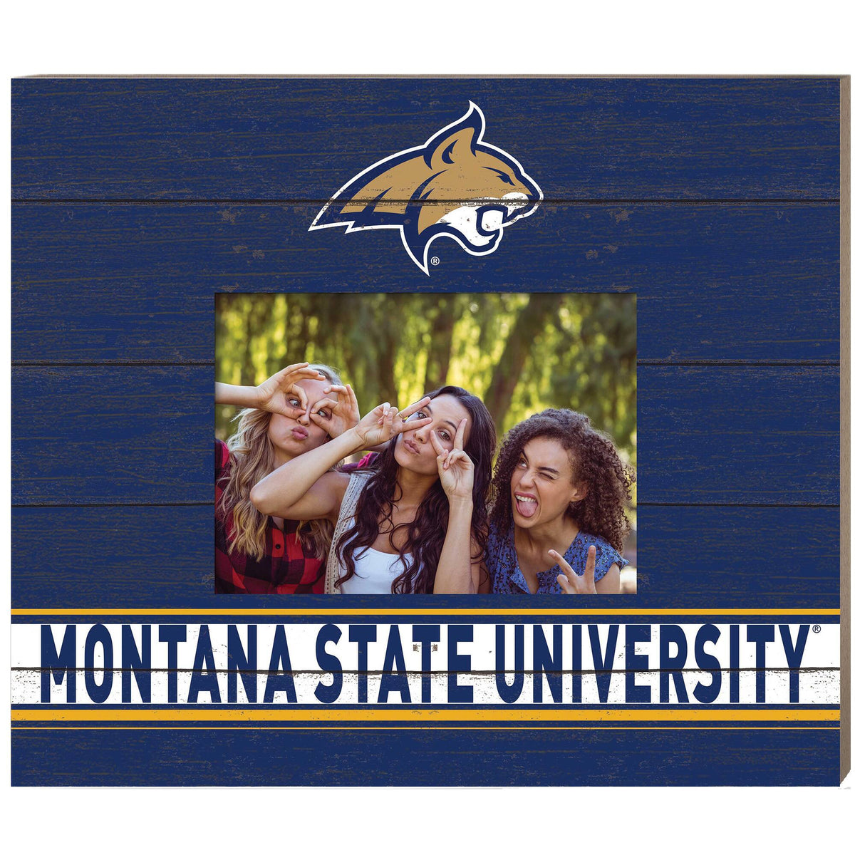 Jardine - Montana State Bobcats 11'' x 13'' Team Spirit Scholastic Picture Frame - Navy