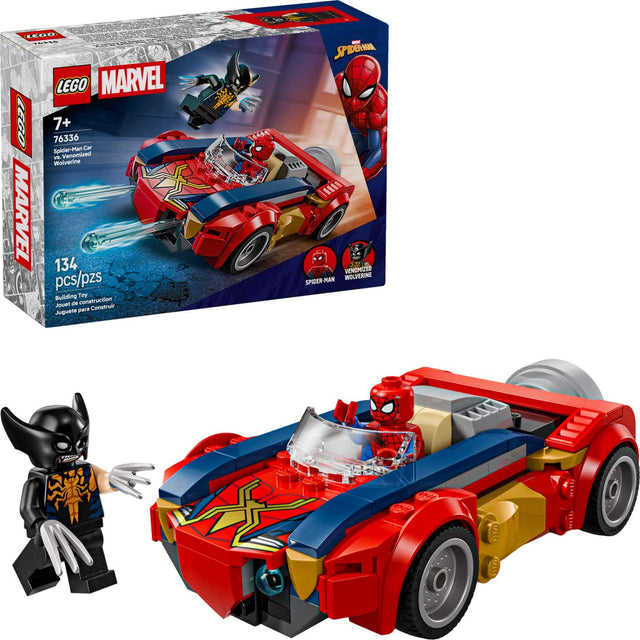 LEGO MARVEL LEGO 7+ 76336 Car Spider-Man Venomized Wolverine MARVEL 134 pcs/pzs Building Toy Jouer de construction pare Construr Juguete 2 - SPIDER-MAN VENOMIZED MAN WOLVERINE SPIDER-MAN