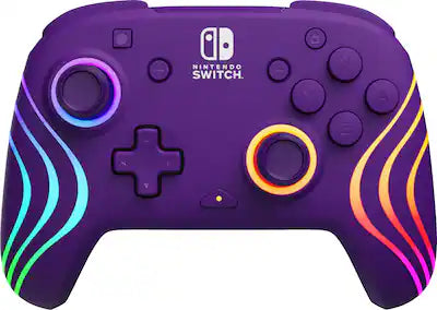 PDP - Afterglow Wave Wireless RGB Gaming Controller for Nintendo Switch, Nintendo Switch 2