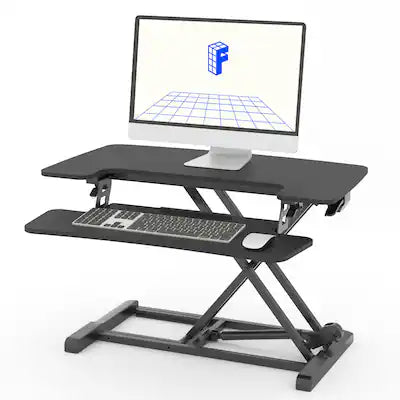 FlexiSpot - M7 Series 32"W Manual Adjustable Standing Desk Converter