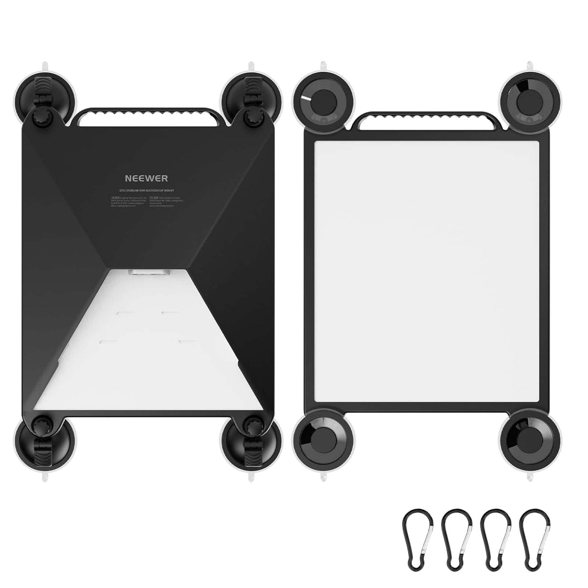 Neewer - Suction Cup Mount Kit for Starlink Mini - Car Window Satellite Mount with Protective Silicone Case