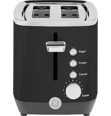 GE - 2-Slice Toaster with 7 Shade Settings and Extra Wide Slots