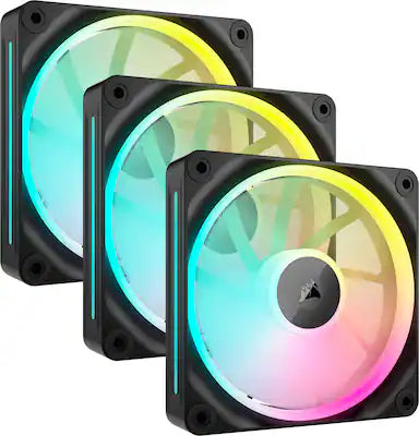 CORSAIR - iCUE LINK LX120 RGB 120mm PWM Case Fans Starter Kit (3-pack)