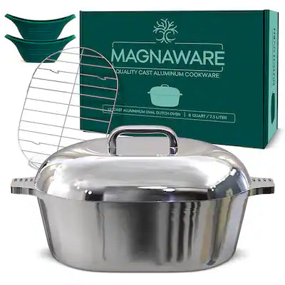 Magnaware - Oval Dutch Oven with Lid - 8 Quart (13 Inch)