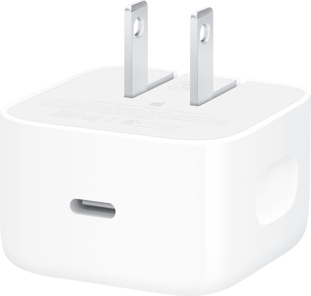 Apple - 40W Dynamic Power Adapter with 60W Max - White