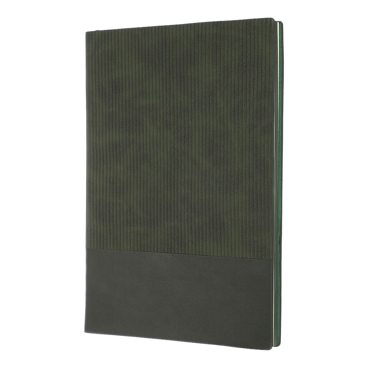 Unique Bargains - Hardcover Leather Lined Journal, 100 Pages 8.3x5.7" A5 Lined Diary Notebook for Office Home Writing - Green