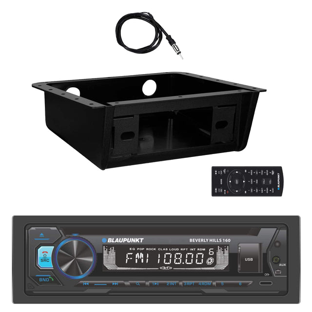 BLAUPUNKT BEVERLY HILLS 160 SRC EQ POP ROCK CLAS LOUD RPT INT RDM 6 FMI 108.00 USB AUX BND 1 F T 2INT JPT 4RDM