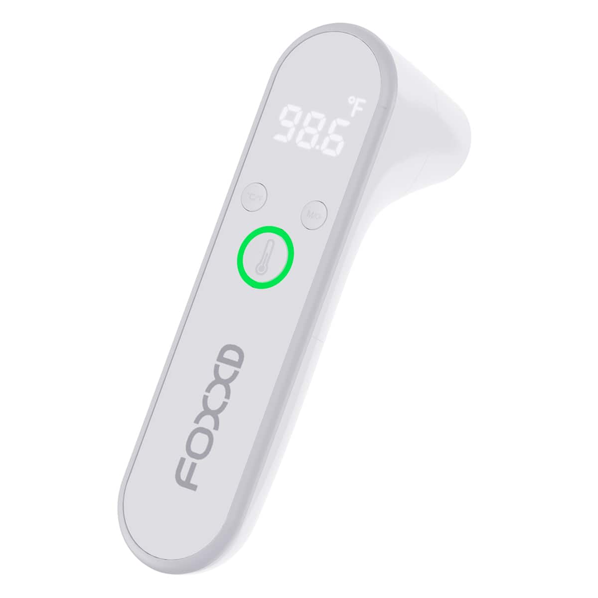Foxxd - MT1 Infrared Thermometer Non-Contact 1s Fast Read Fever Alert Antibacterial - White