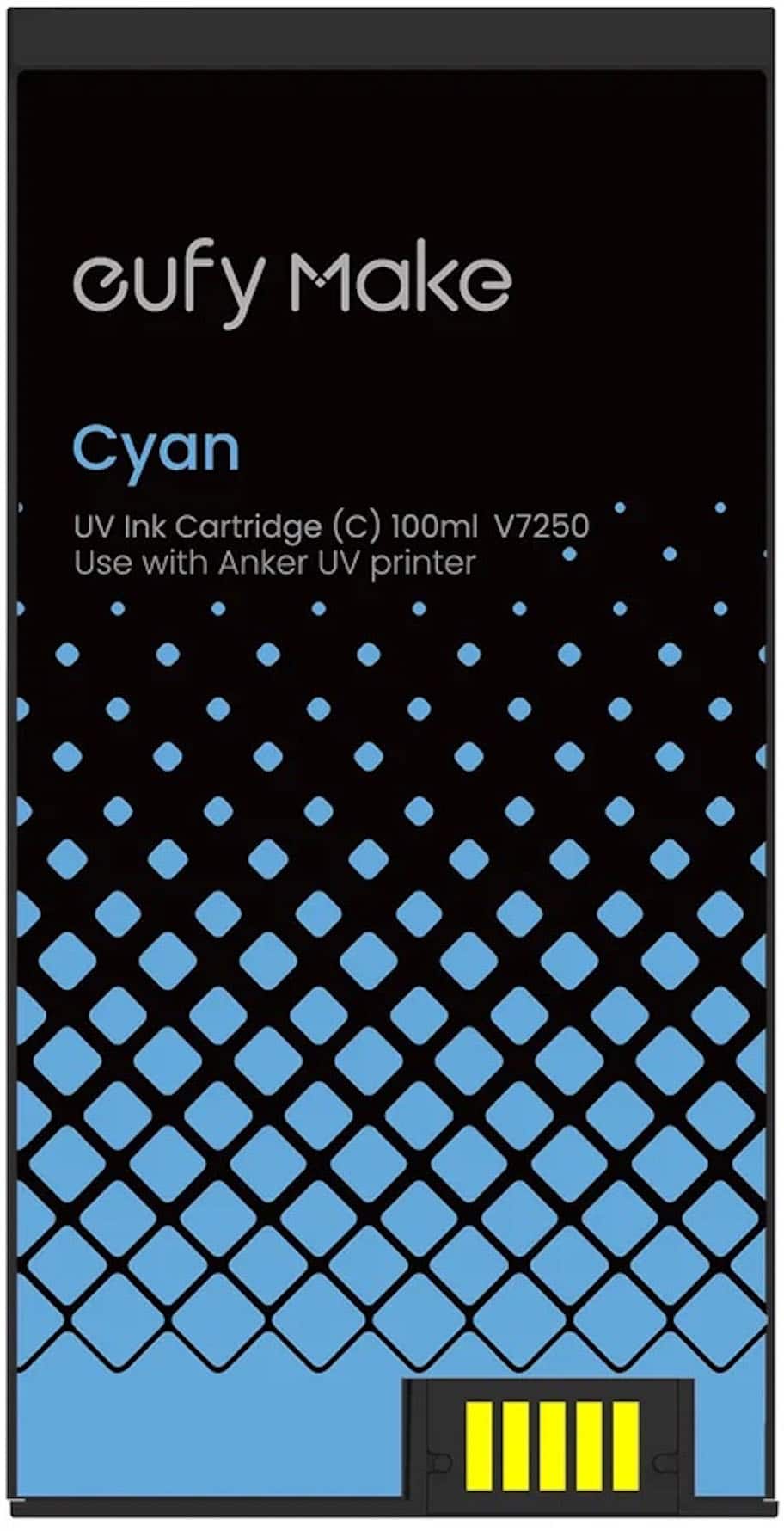 eufy - eufyMake UV Ink Cartridge for E1 Printer — 100 mL - V7250010 - Cyan