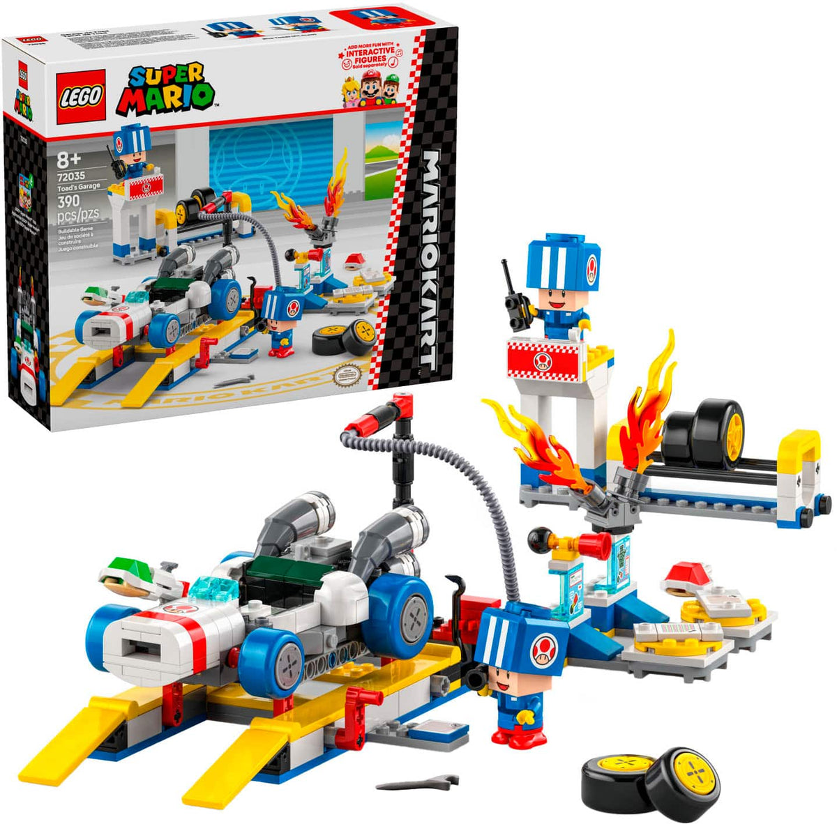 LEGO - Super Mario: Mario Kart Toad's Garage Building Toy 72035