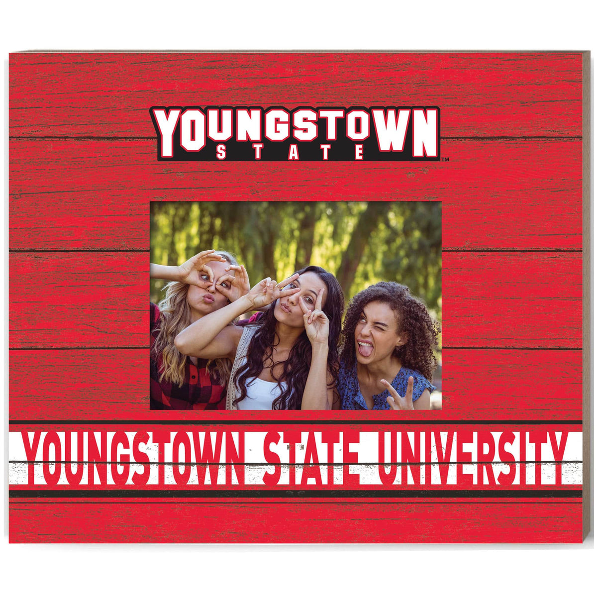 Jardine - Youngstown State Penguins 11" x 13" Team Spirit Scholastic Picture Frame - Red