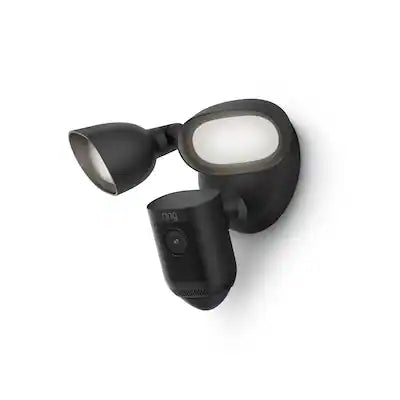 Ring - Floodlight Cam Pro with 2K Video and Ring Vision, 2 LED Lights, Dual Band Wi-Fi, and 3D Motion Detection