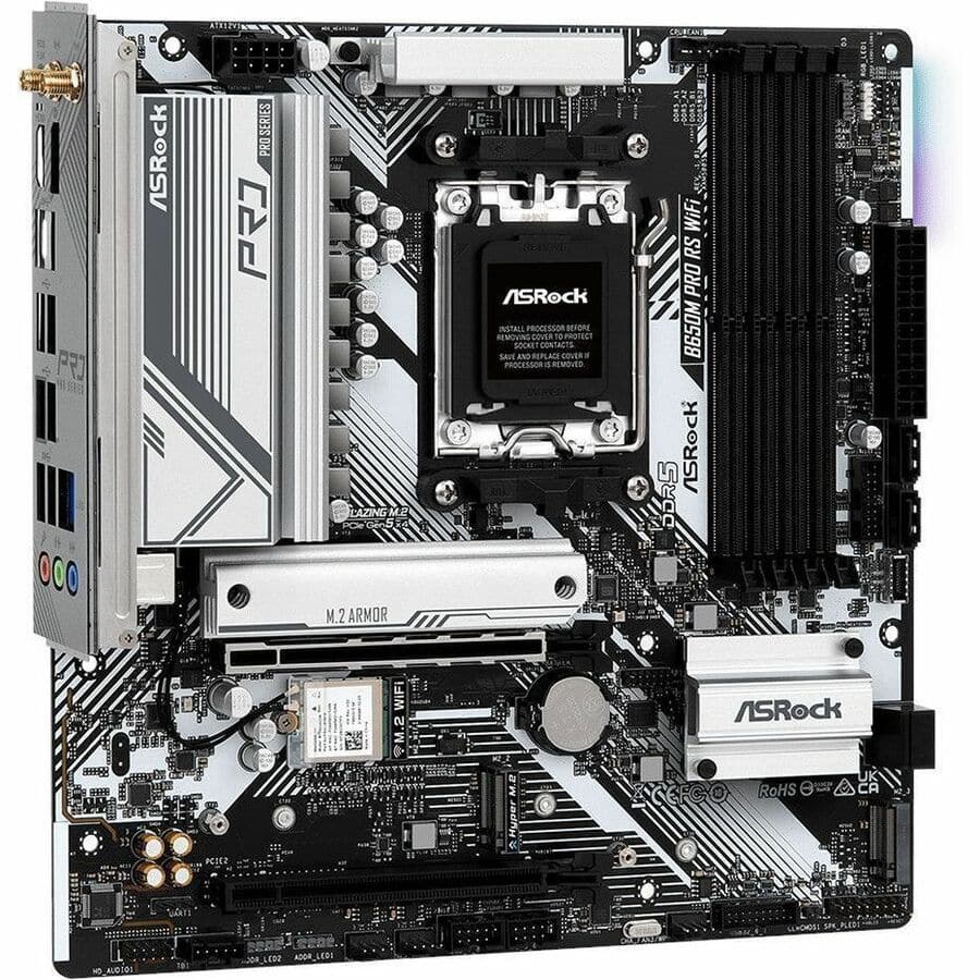 ASRock - B650M Pro RS WiFi Gaming Desktop Motherboard