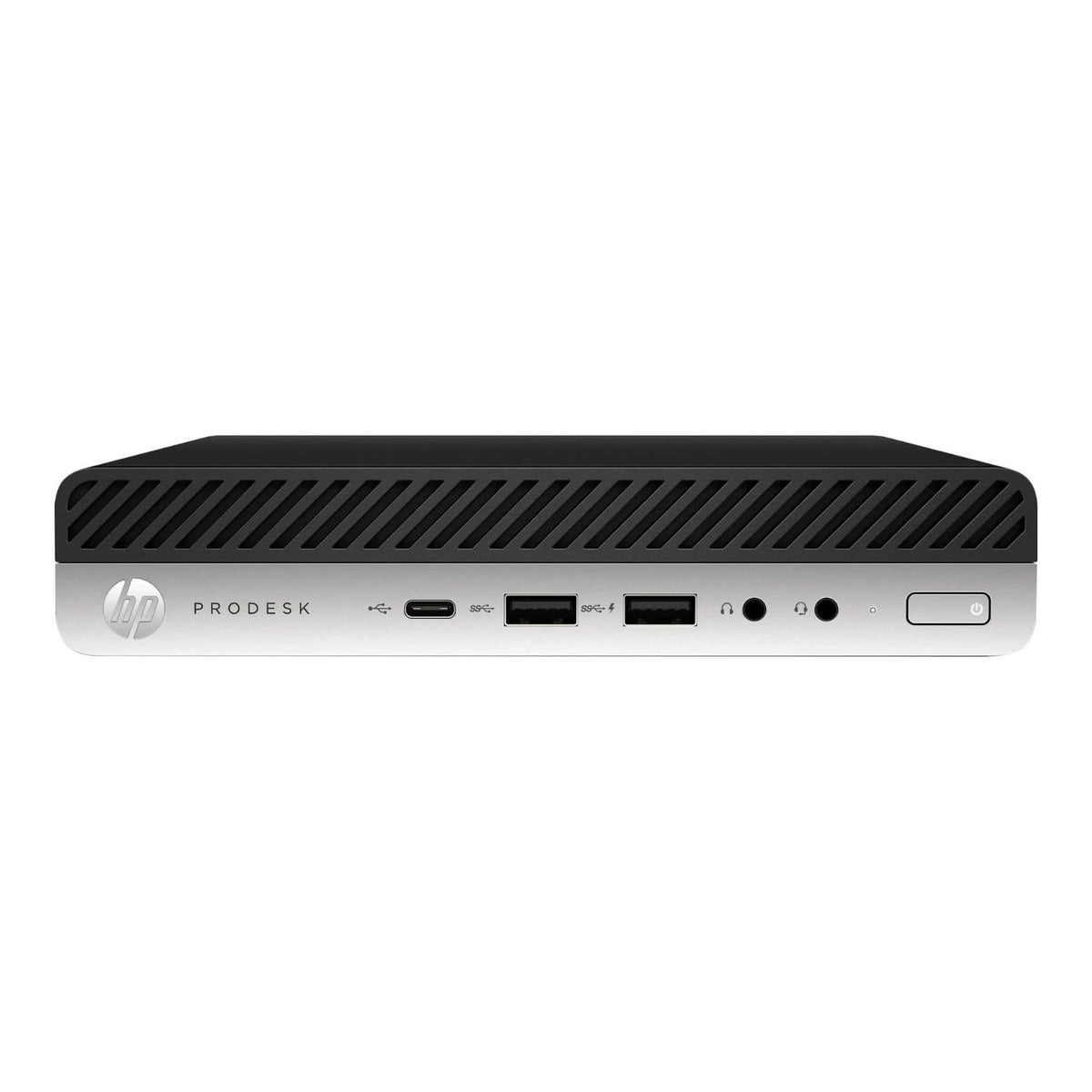 HP - Refurbished Excellent - ProDesk 600 G4 Intel Core i7-8700T 2.40 GHz 8 GB DDR4 256 GB SSD Intel UHD Graphics 630 Windows 11 Pro Desktop Mini - Black
