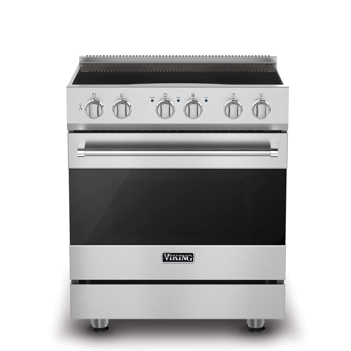 Viking - 30 in. Wide 4 Elements 3-Series Induction Self-Clean Range - Stainless Steel