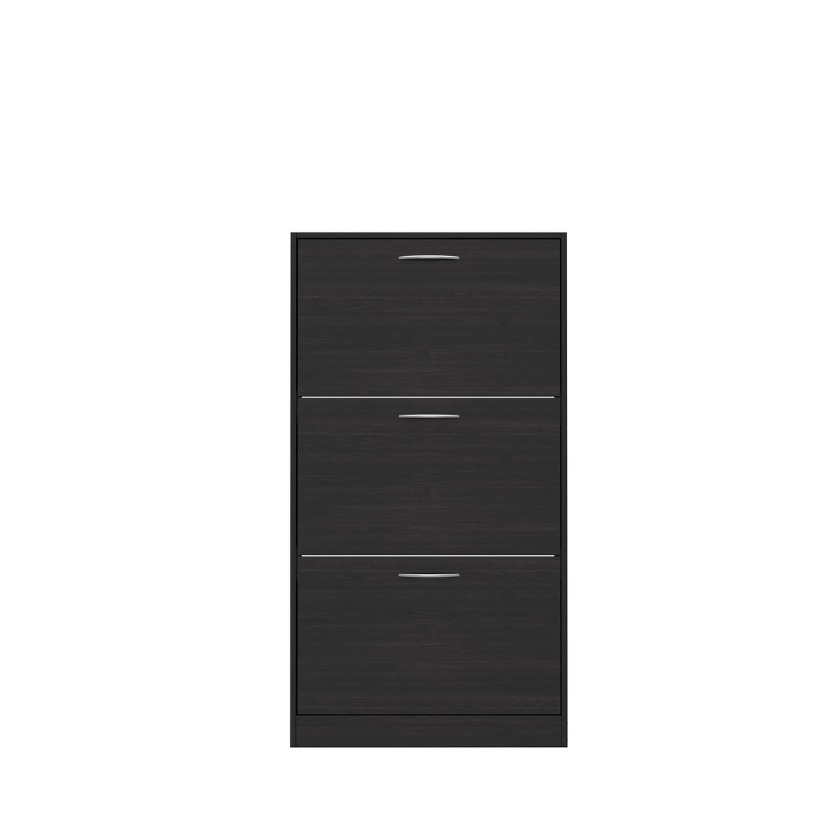 Famapy - Modern Shoe Cabinet Tidy Up Your Space in Style Flip - Down Shoe Rack - Black