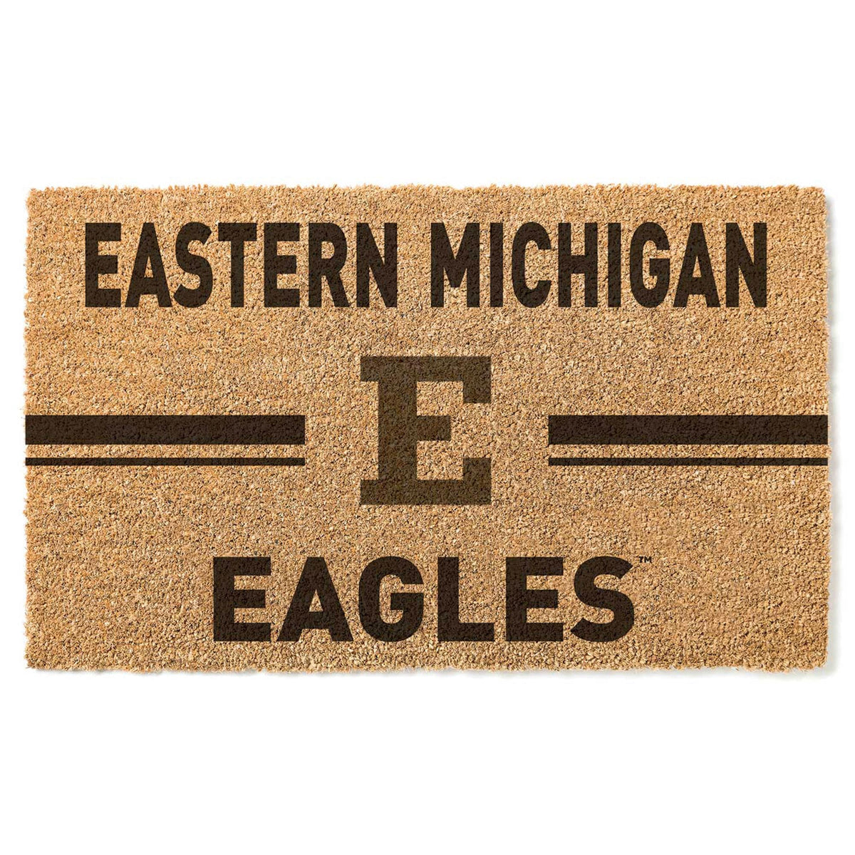 Jardine - Eastern Michigan Eagles 18'' x 34'' Team Logo Doormat - Brown