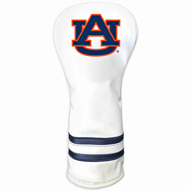 Front. Team Golf - White Auburn Tigers Driver Headcover - White.