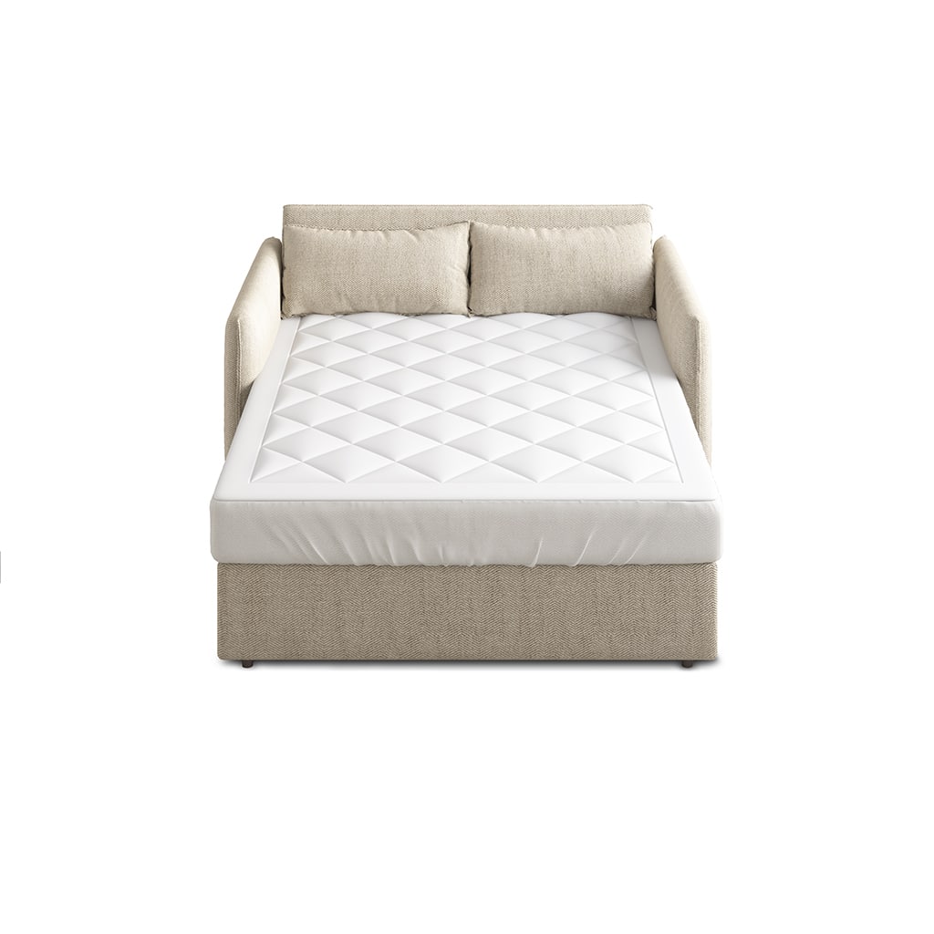 Gracie Mills - Valencia Diamond Quilted Waterproof Sofa Bed Mattress Pad - White