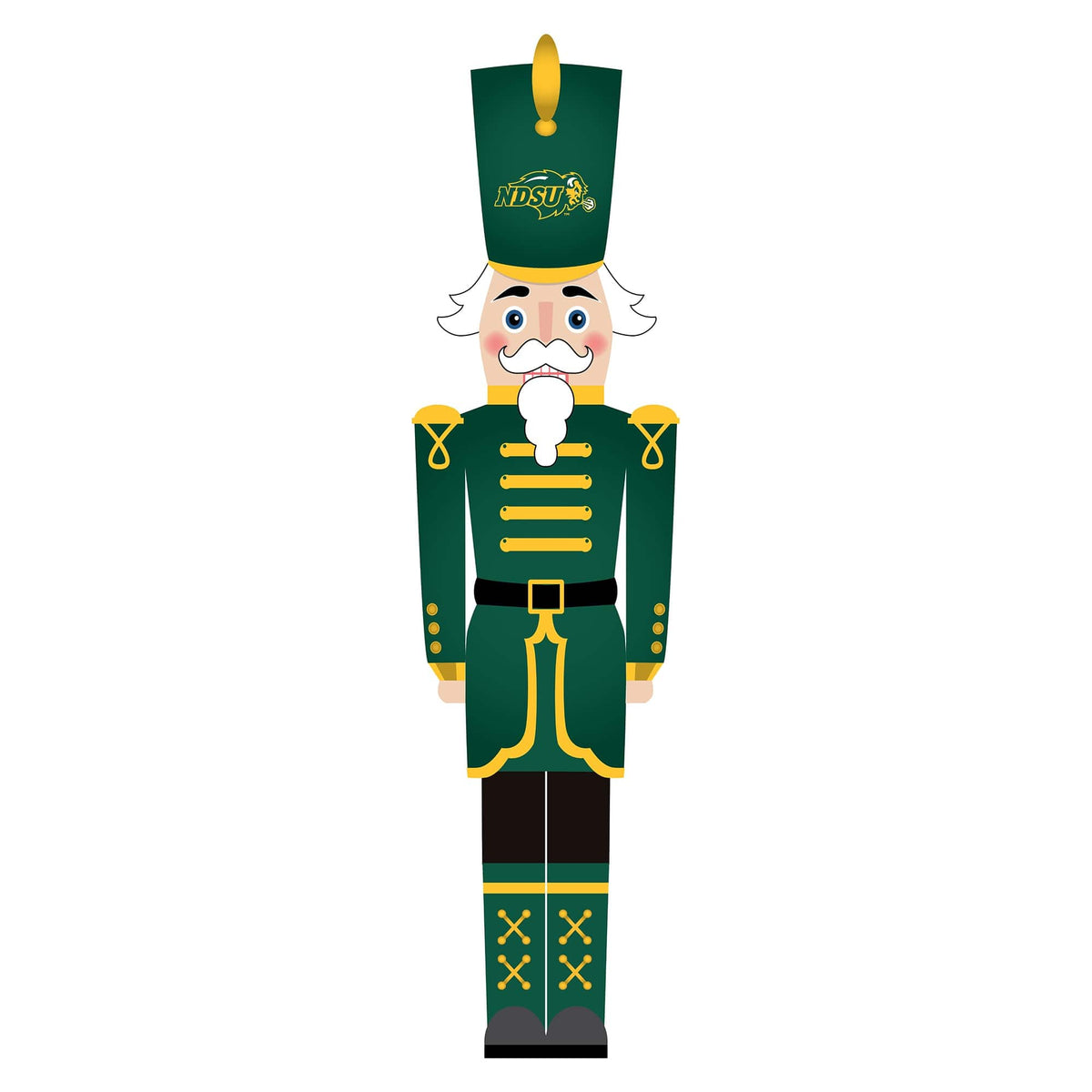 Fan Creations - NDSU Bison 46" Nutcracker Leaner - Multicolor