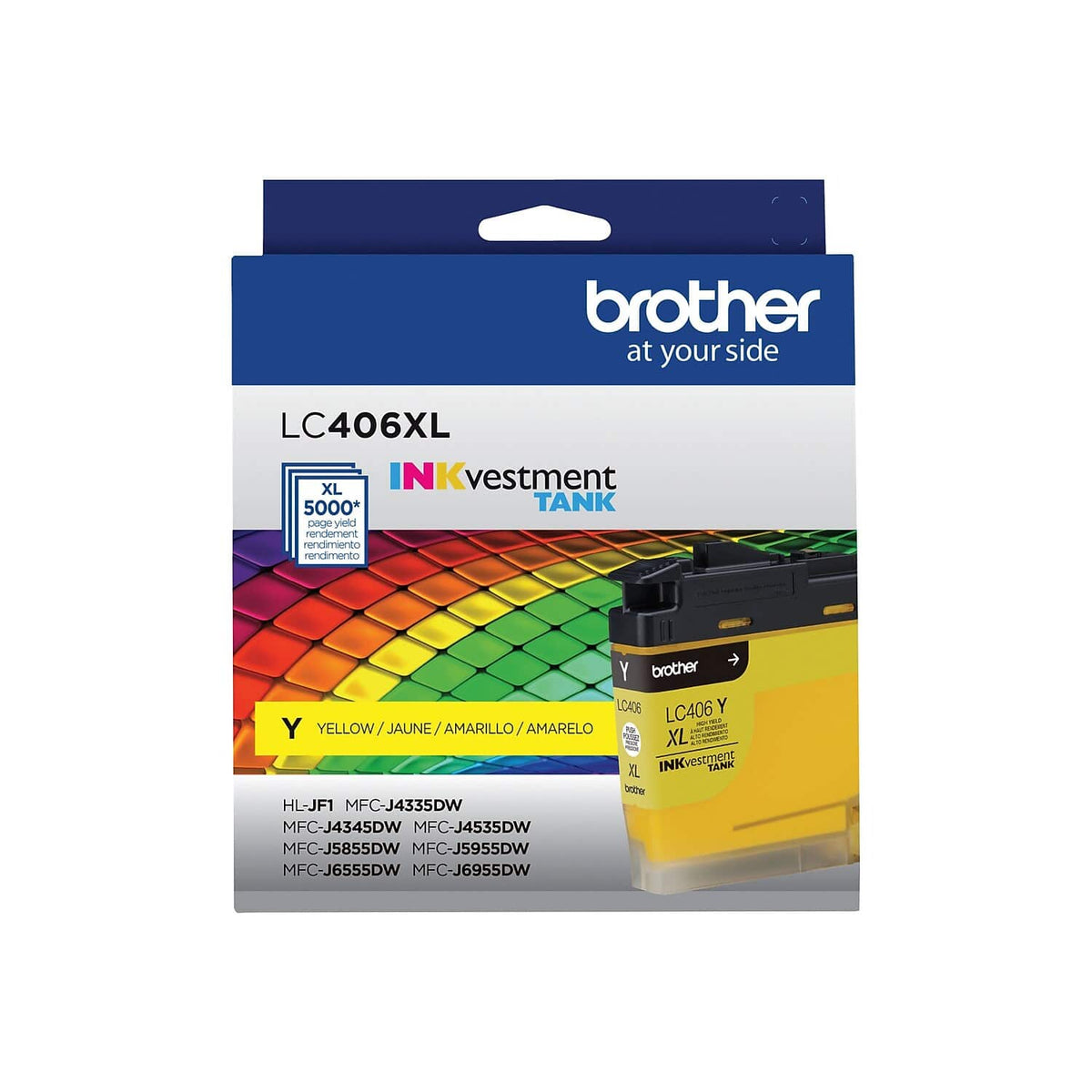 Brother - LC406XL High Yield Ink Cartridge (LC406XLYS) - Yellow