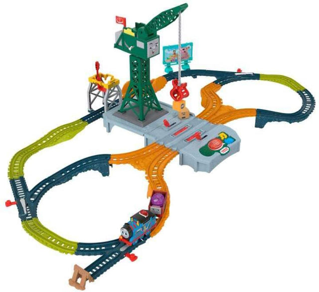 Front. Fisher Price - Fisher Price - Thomas & Friends Talking Cranky Delivery Train Set  - COLLECTABLES - Multicolor.