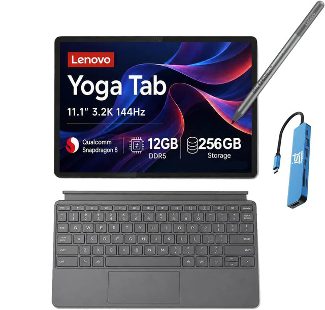 Lenovo Yoga Tab 11.1" 3.2K 144Hz  
Qualcomm Snapdragon 8  
12GB 256GB DDR5 Storage