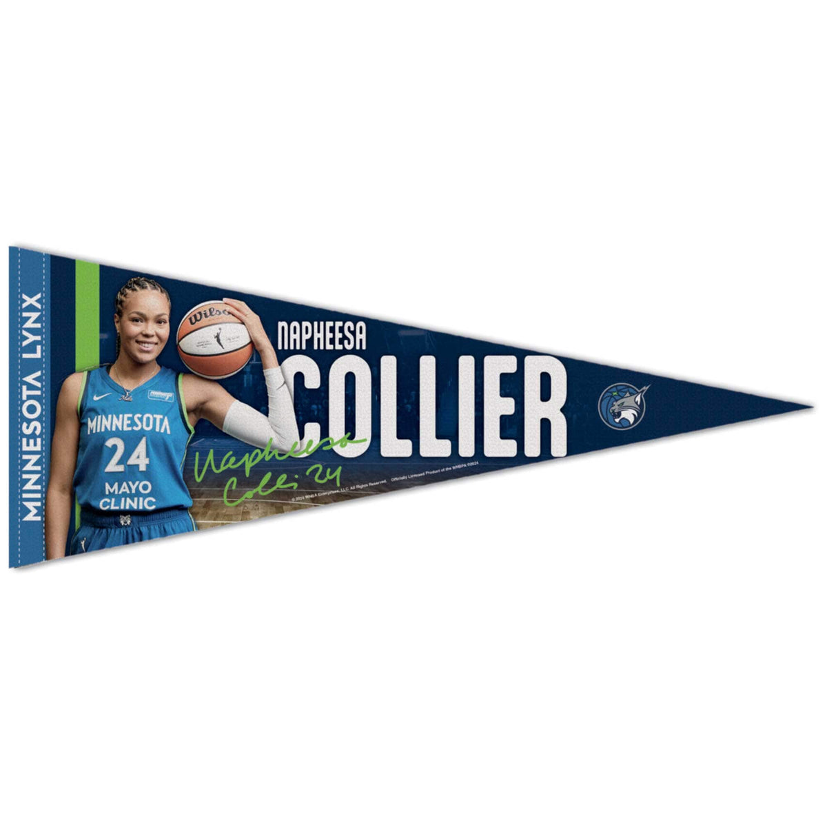 WinCraft - Napheesa Collier Minnesota Lynx 12" x 30" Premium Pennant - Multicolor