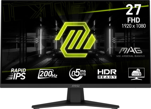 RAPID IPS 27 FHD 1920 X 1080 MSI ARSENAL GAMING HDR 200 Hz 0.5 GTG READY MSI