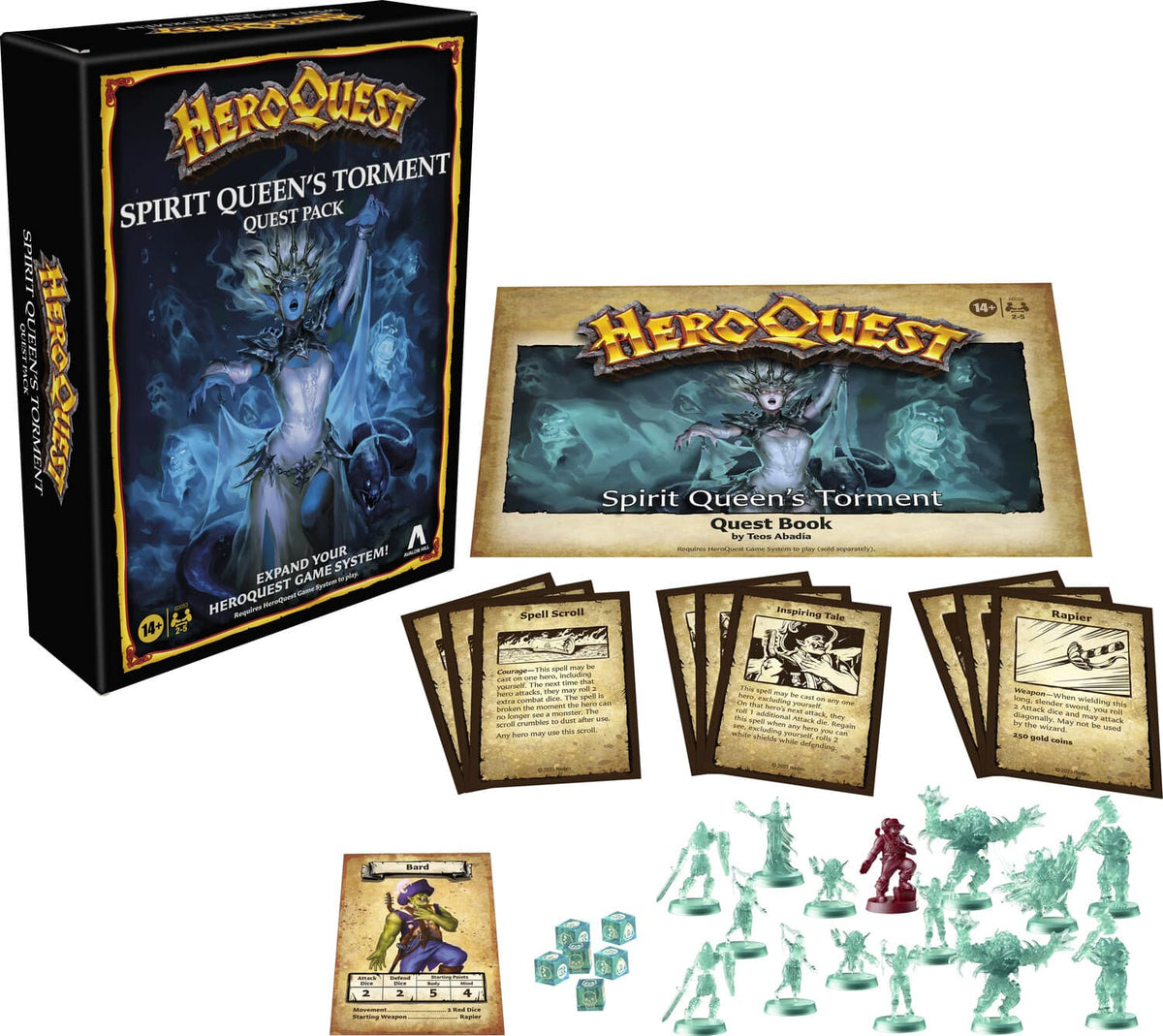 Hasbro - Avalon Hill - HeroQuest - Quest Pack: Spirit Queen's Torment - GAMES (MISC) - Multicolor