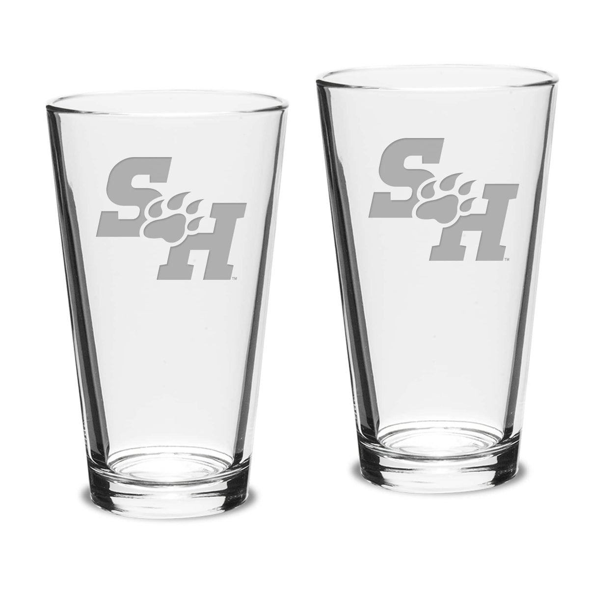 Jardine - Sam Houston State Bearkats 16oz. 2-Piece Classic Pub Glass Set - Multicolor