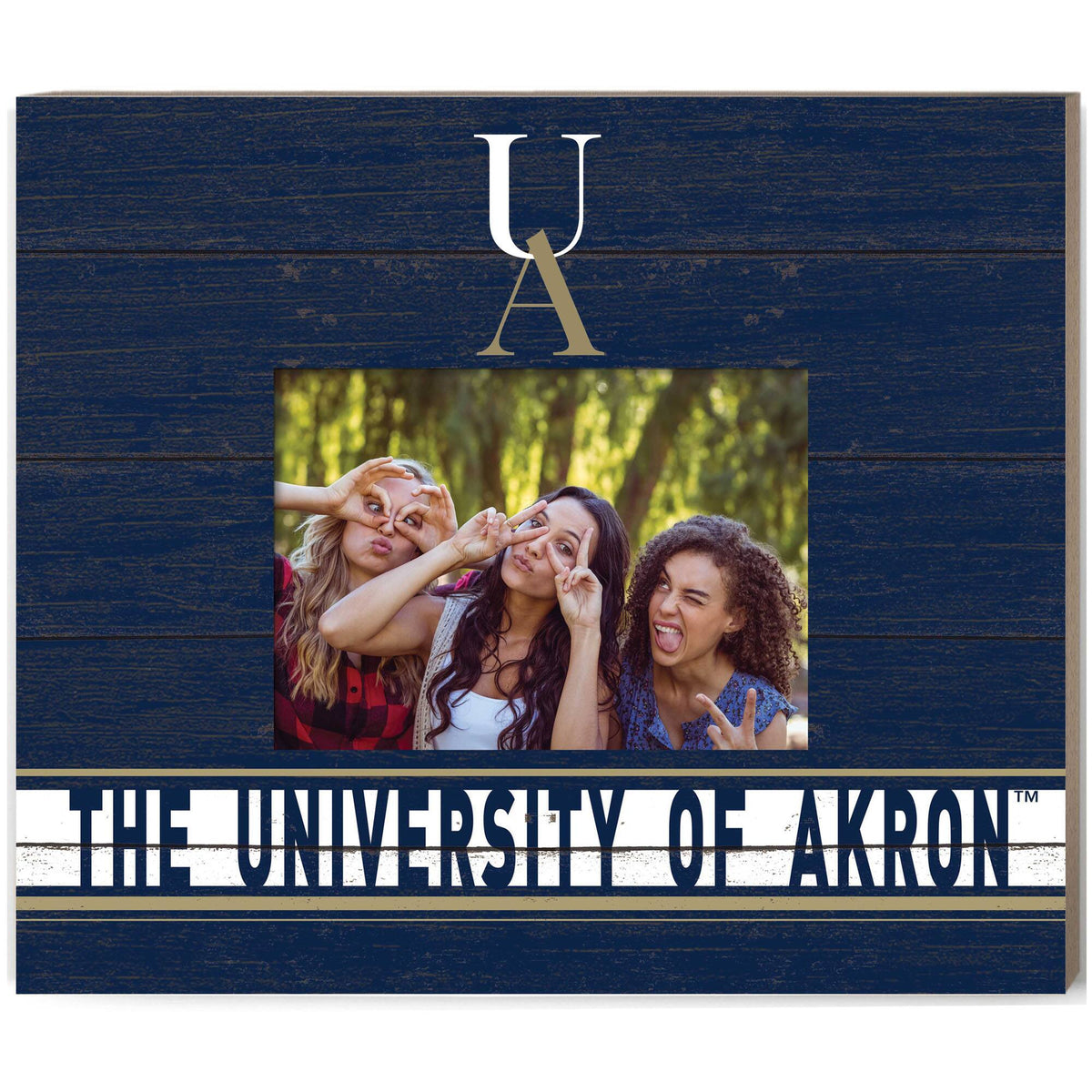 Jardine - Akron Zips 11'' x 13'' Team Spirit Scholastic Picture Frame - Navy