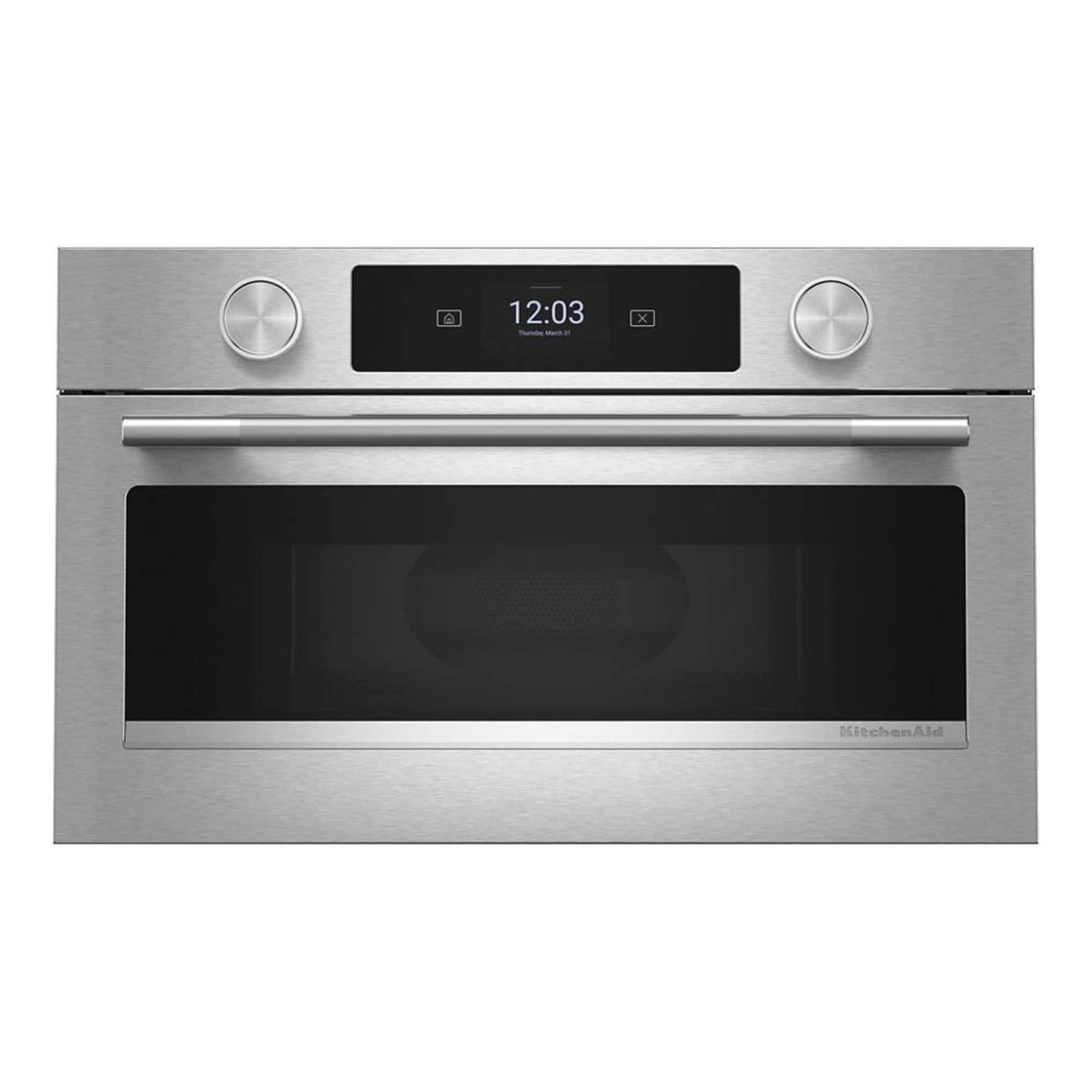 KitchenAid - 1.4 Cu. Ft. Smart Built-In Microwave Oven with Air Fry - Stainless Steel