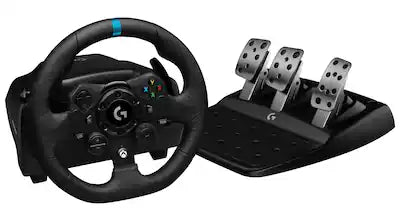 Logitech - G923 Racing Wheel and Pedals for Xbox Series X|S, Xbox One and PC