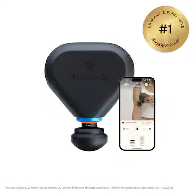 Therabody - Theragun Mini Plus - Heated, Travel-Sized Massage For Faster Recovery On-The-Go