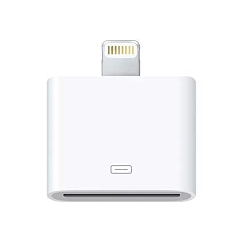 Apple - MD823AM/A Lightning to 30-Pin Adapter - White