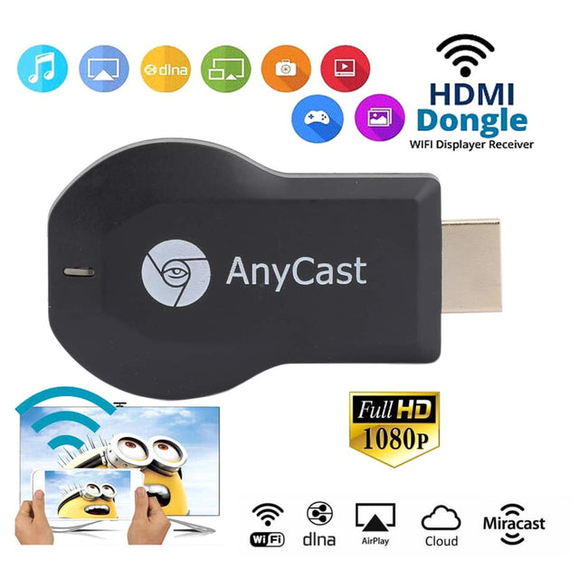 dlna HDMI Dongle WIFI Displayer Receiver AnyCast Full HD 1080 Wi-Fi dlna AirPlay Miracast Cloud