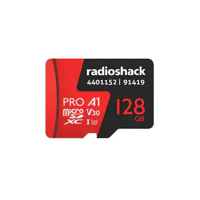 RadioShack - MicroSD Card 128GB U3 V30 4401152