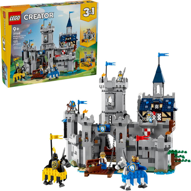 | wO | CREATOR LEGO - CN 9+ 31168 Medieval Horse Knight Castle 1371 pcs/pzs 1 - 311 IN  AAARE  R